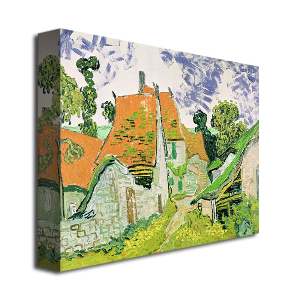 Trademark Global 18x24 inches Vincent Van Gogh "Street In Auvers-Sur-Oise"