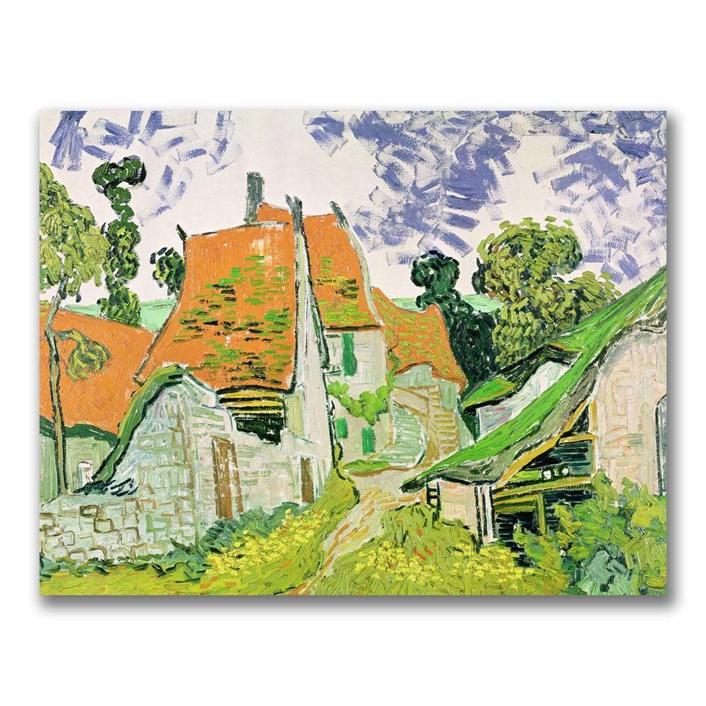 Trademark Global 35x47 inches Vincent Van Gogh "Street In Auvers-Sur-Oise"