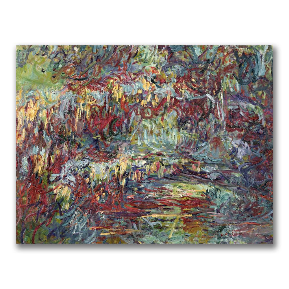 Trademark Global 18x24 inches Claude Monet "The Japanese Bridge Giverny"