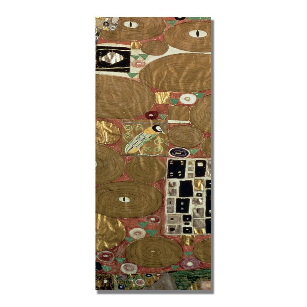 Trademark Global 12x32 inches Gustav Klimt  "Fulfilment"