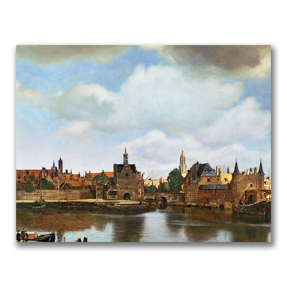 Trademark Global 35x47 inches Jan Vermeer "View Of Delft  1660-61"