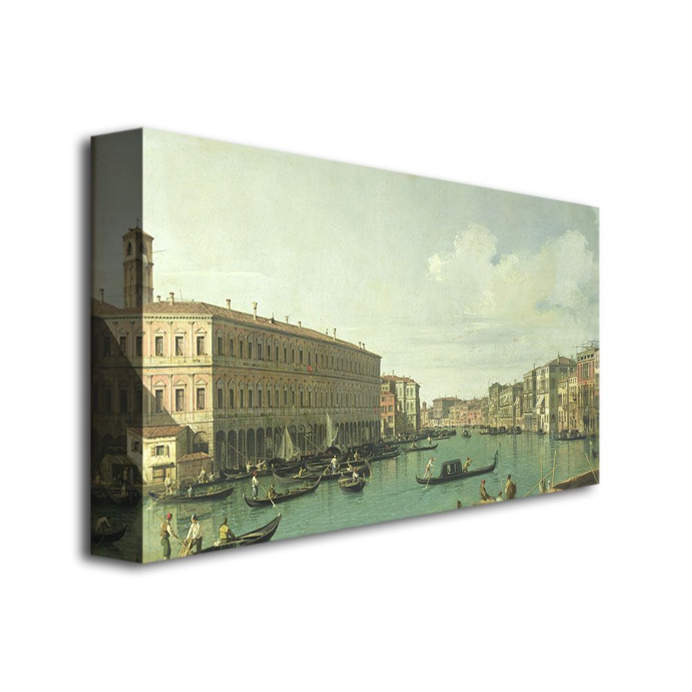 Trademark Global 18x32 inches Canatello "The Grand Canal From The Rialto Bridge"