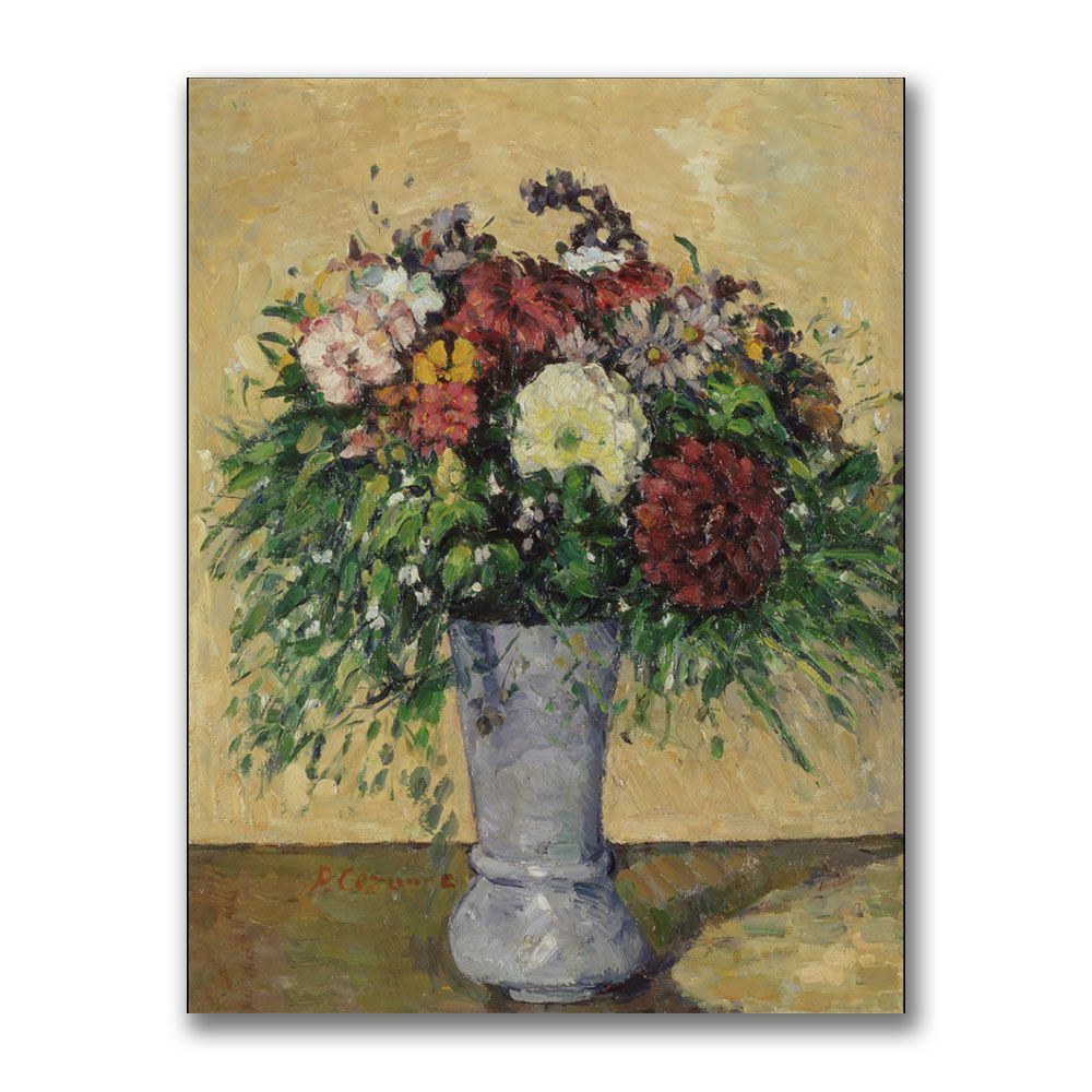 Trademark Global 18x24 inches Paul Cezanne "Bouquet Of Flowers In A Vase"
