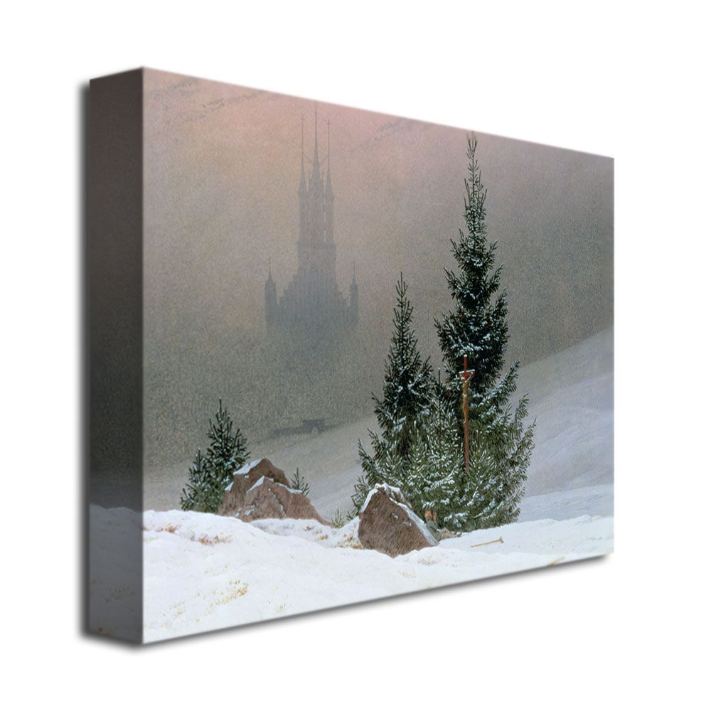Trademark Global 18x24 inches Caspar  Friedrich "Winter Landscape 2"