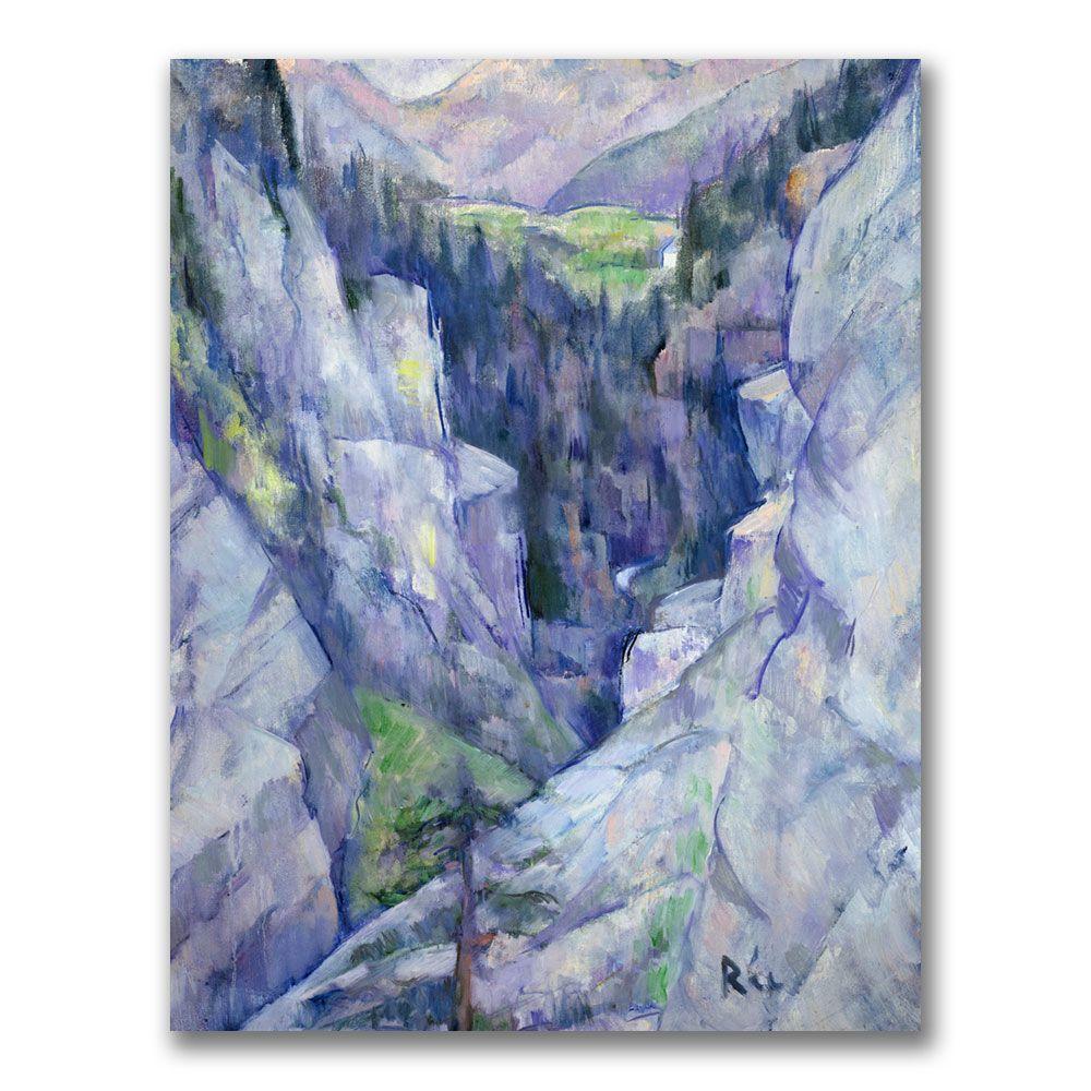 Trademark Global 35x47 inches Anite Ree "Ravine At Pians  1921"