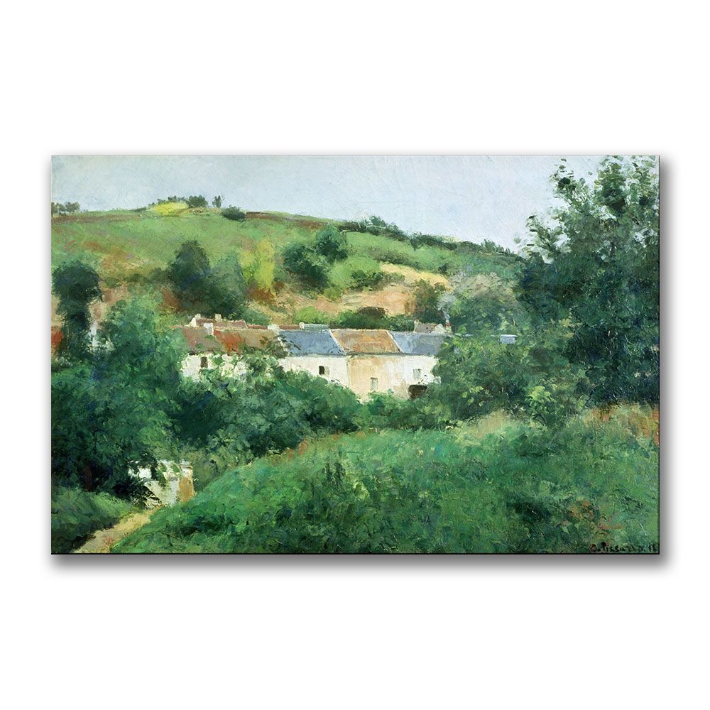 Trademark Global 16x24 inches Camille Pissaro  "The Path In The Village"