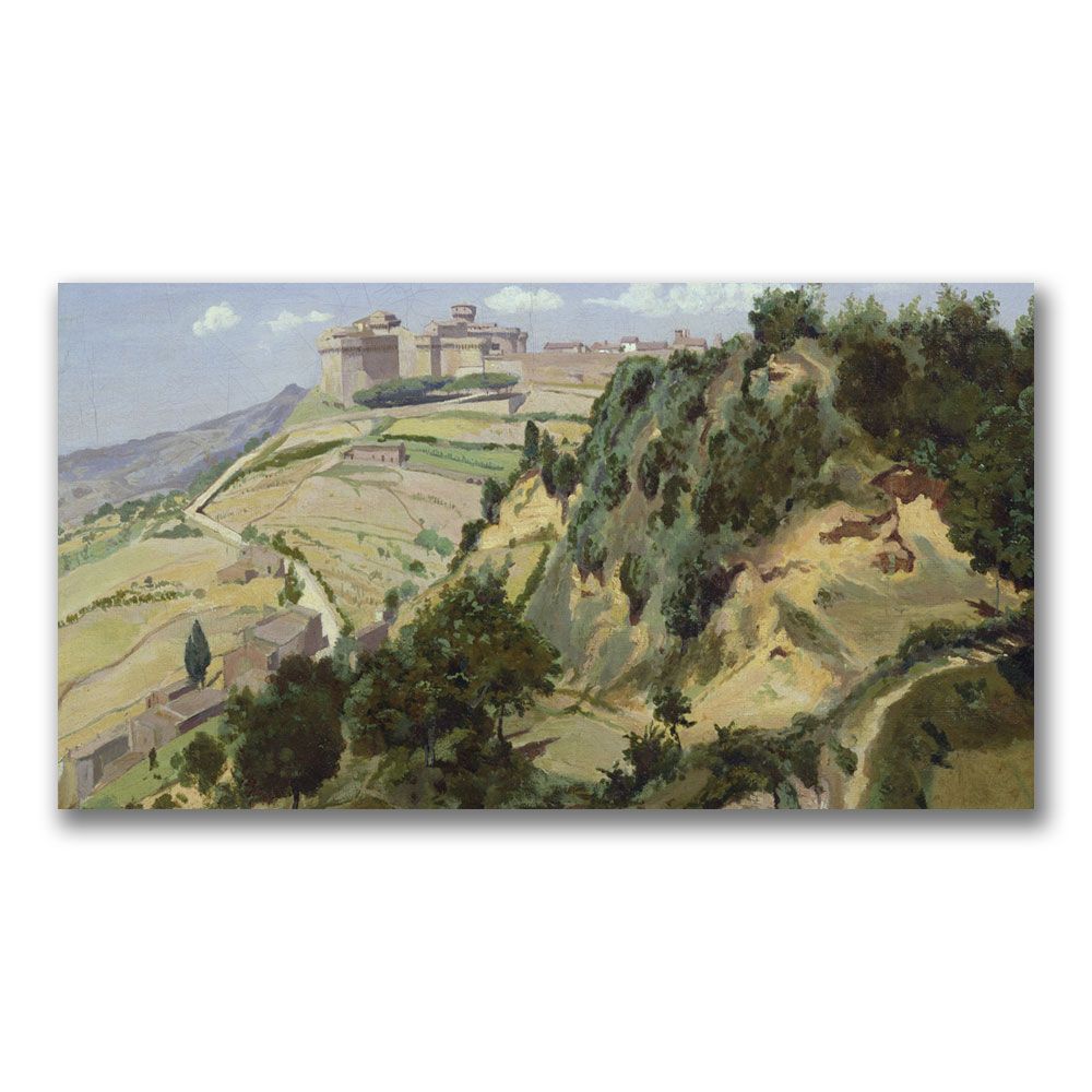 Trademark Global 16x32 inches Jean Baptiste Corot "Volterra  1834"