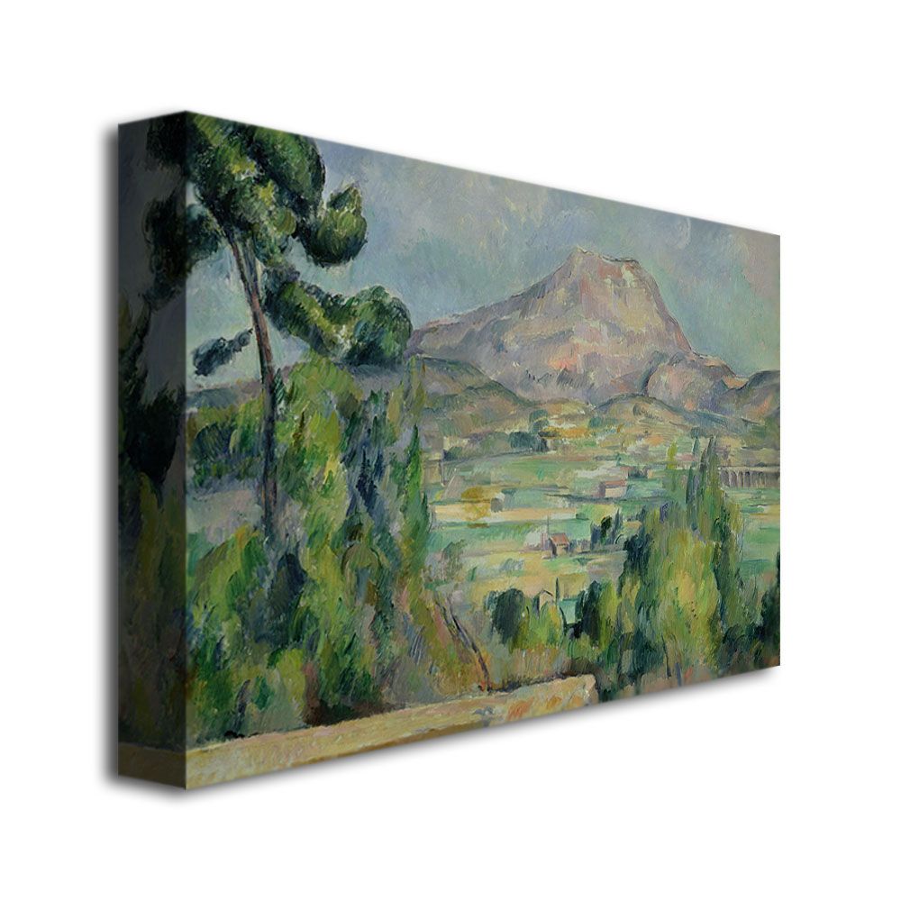Trademark Global 22x32 inches Paul Cezanne "Montagne Sainte-Victoire Iii"