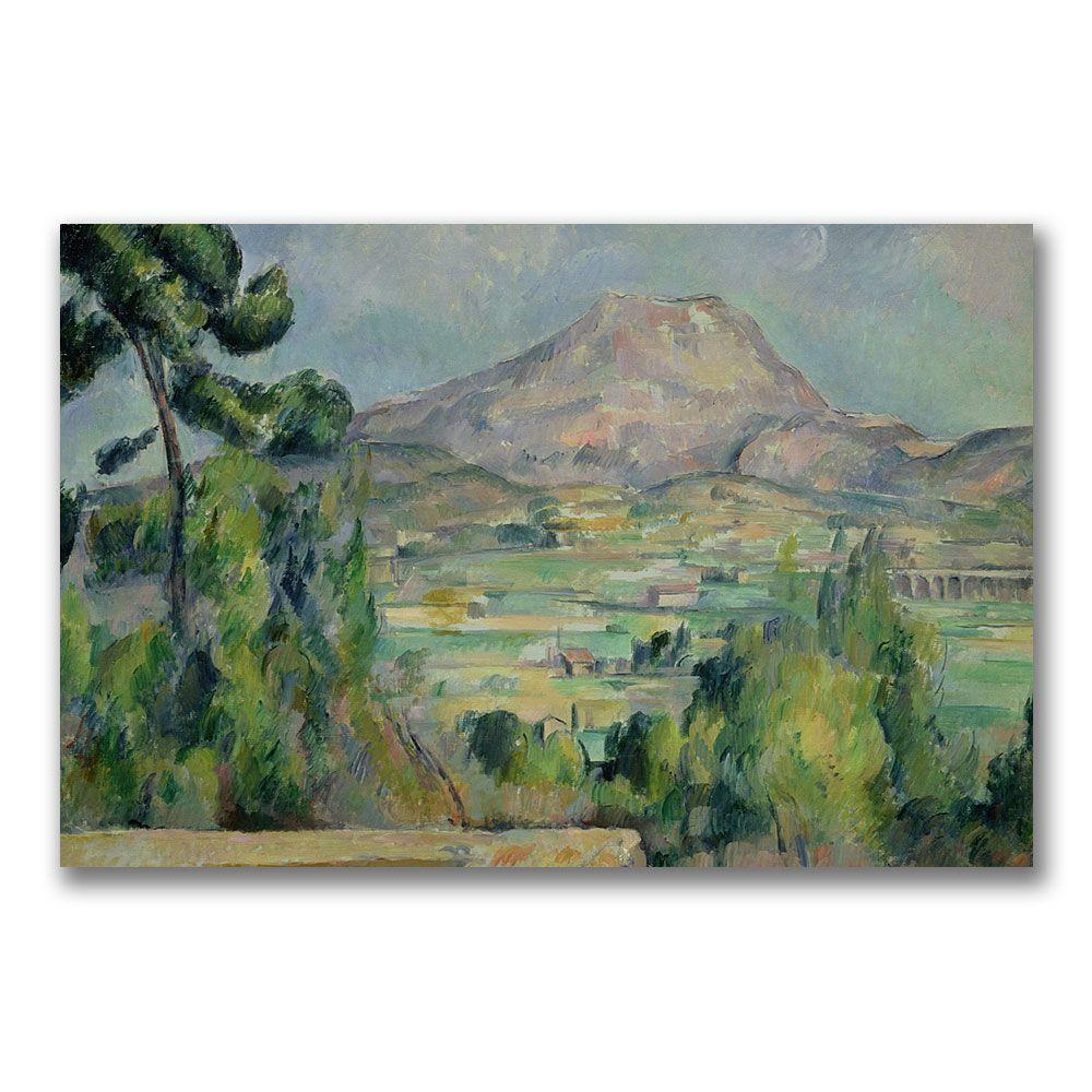 Trademark Global 22x32 inches Paul Cezanne "Montagne Sainte-Victoire Iii"