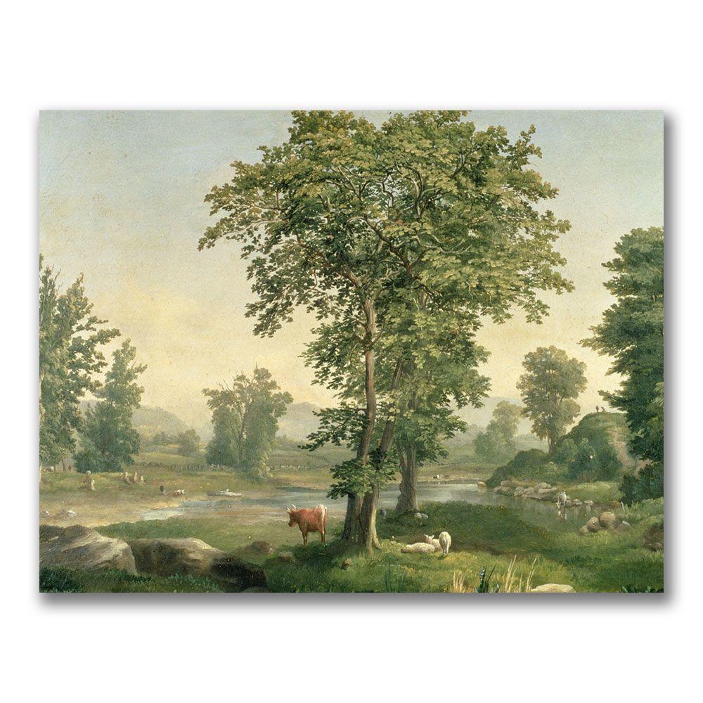 Trademark Global 24x32 inches George Inness "Landscape  1846"