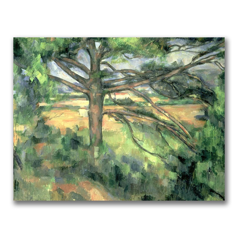 Trademark Global 35x47 inches Paul Cezanne "The Large Pine 2"