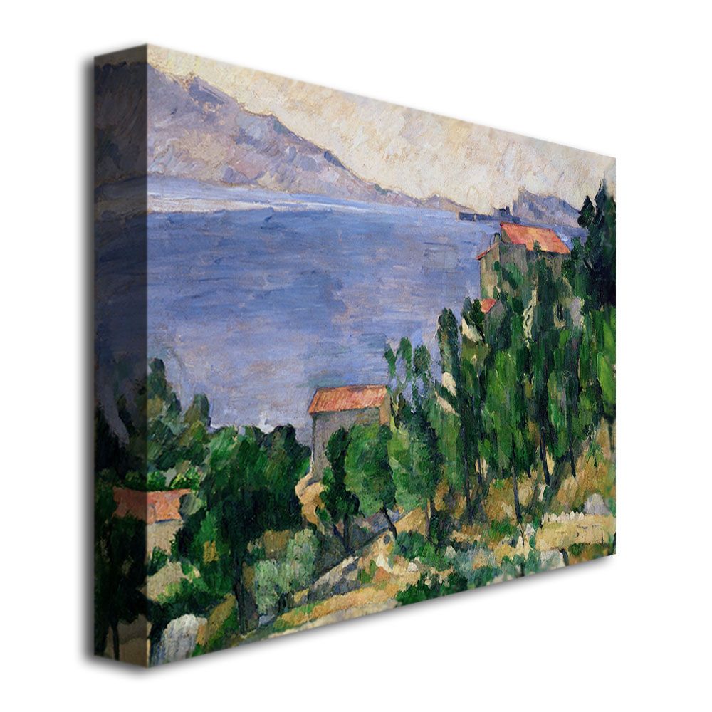 Trademark Global 35x47 inches Paul Cezanne "View Of Mount Marseilleveyre"