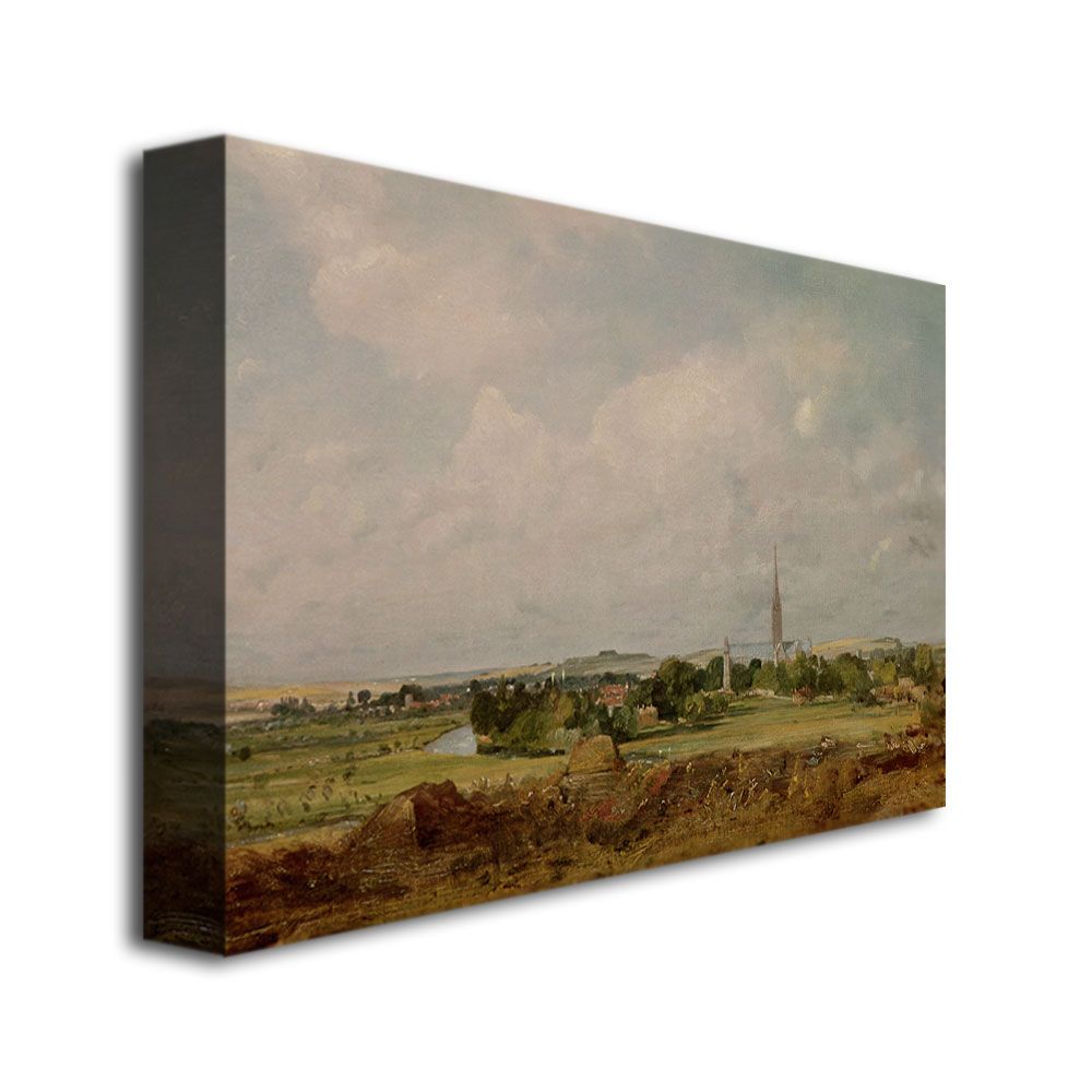 Trademark Global 16x24 inches John Constable "View Of Salisbury"