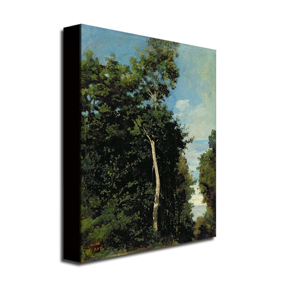Trademark Global 18x24 inches Jean Baptiste Corot "The Wood On The Cote De Grace"