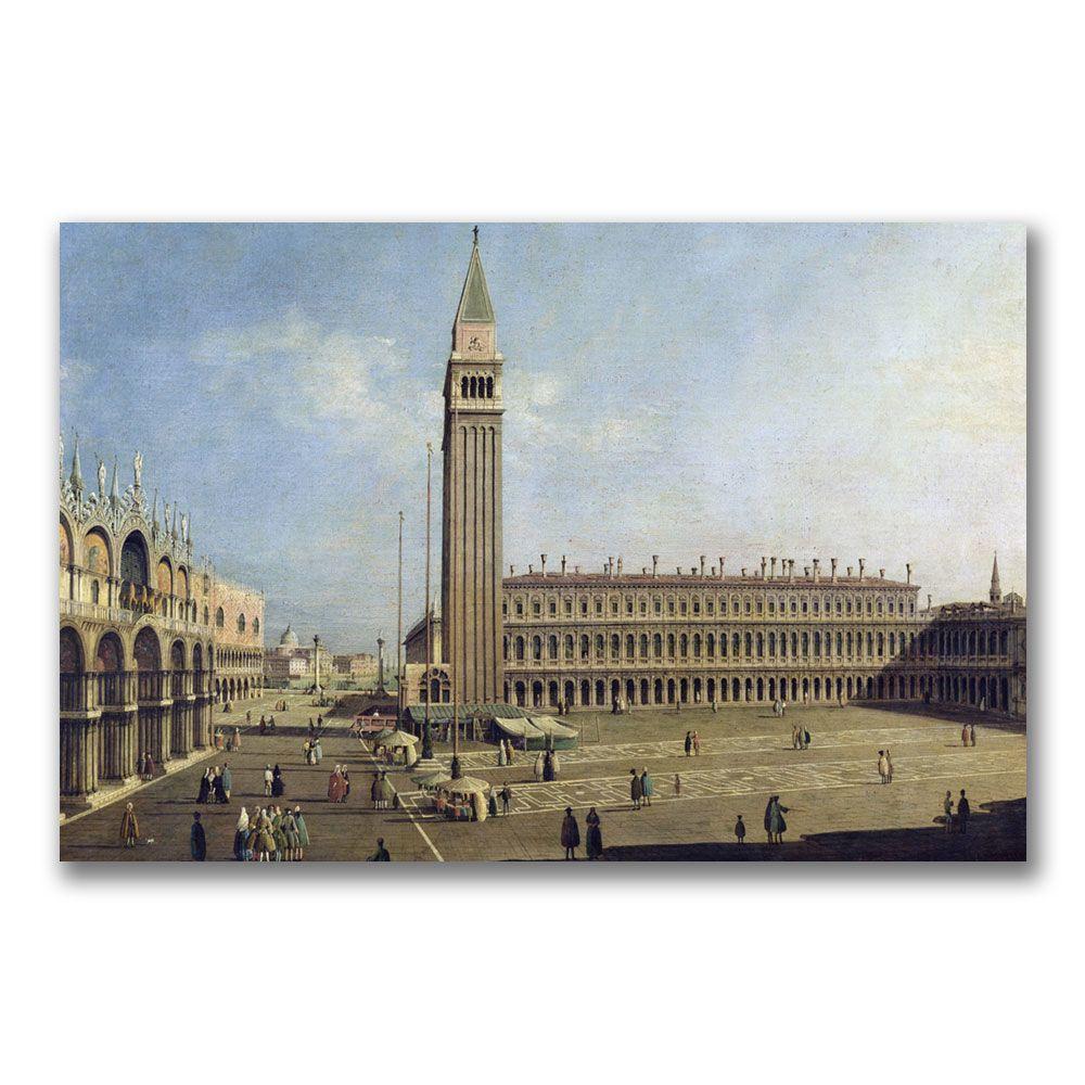Trademark Global 22x32 inches Canatello "Piazza San Marco  Venice"