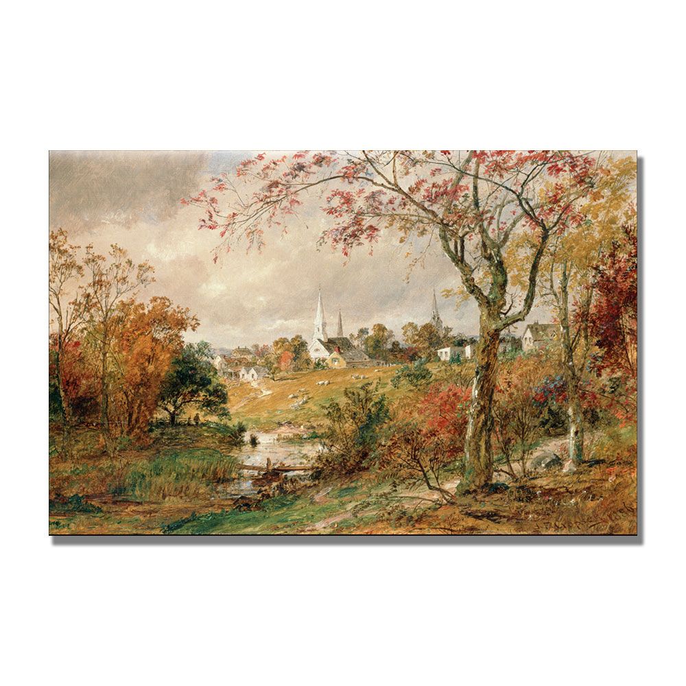 Trademark Global 22x32 inches Jasper Cropsey "Autumn Landscape"