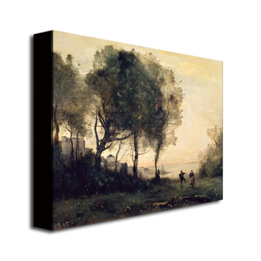 Trademark Global 18x24 inches Jean Baptiste Corot "Souvenir Of Italy"