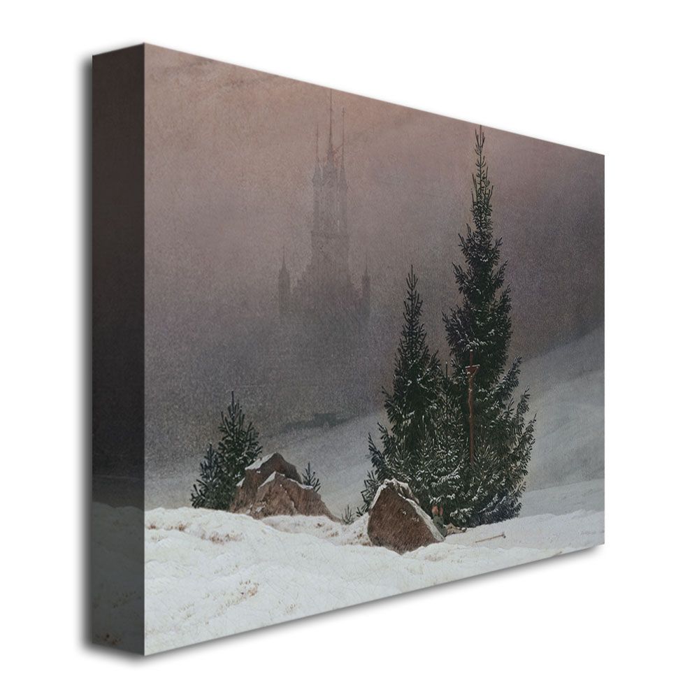 Trademark Global 24x32 inches Caspar  Friedrich "Winter Landscape"