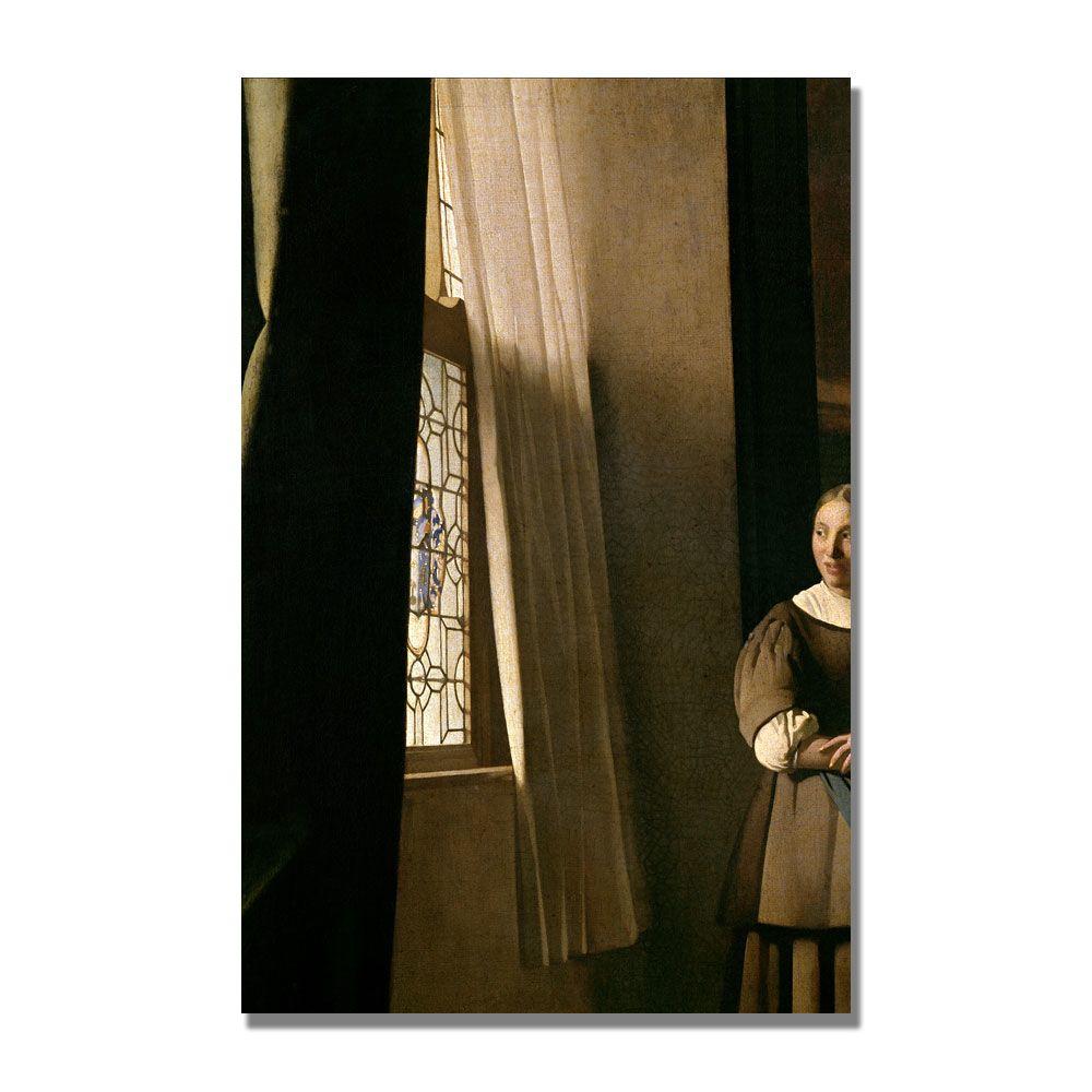 Trademark Global 22x32 inches Jan Vermeer "Lady Writing A Letter"