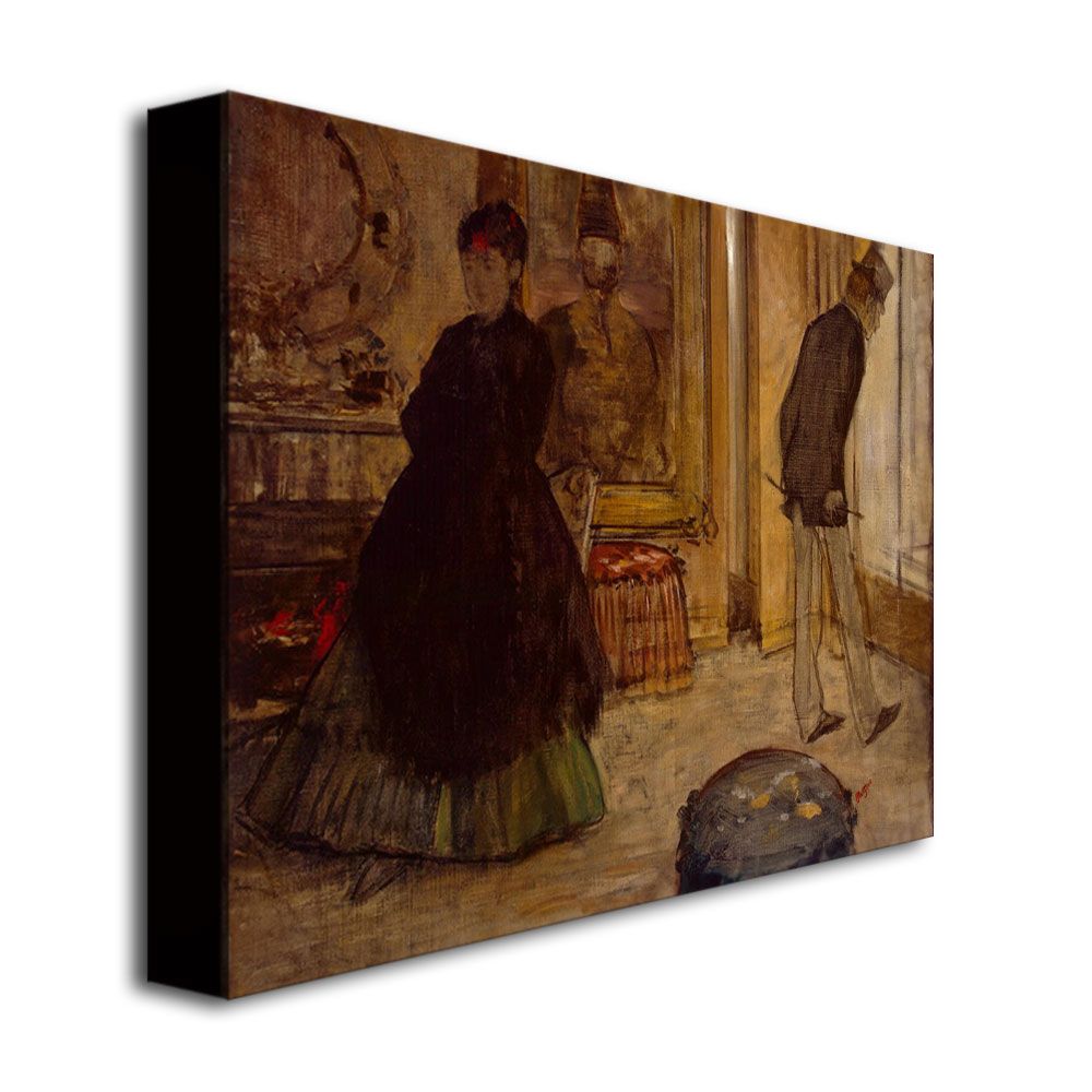 Trademark Global 24x32 inches Edgar Degas "Interior With Two Figures"