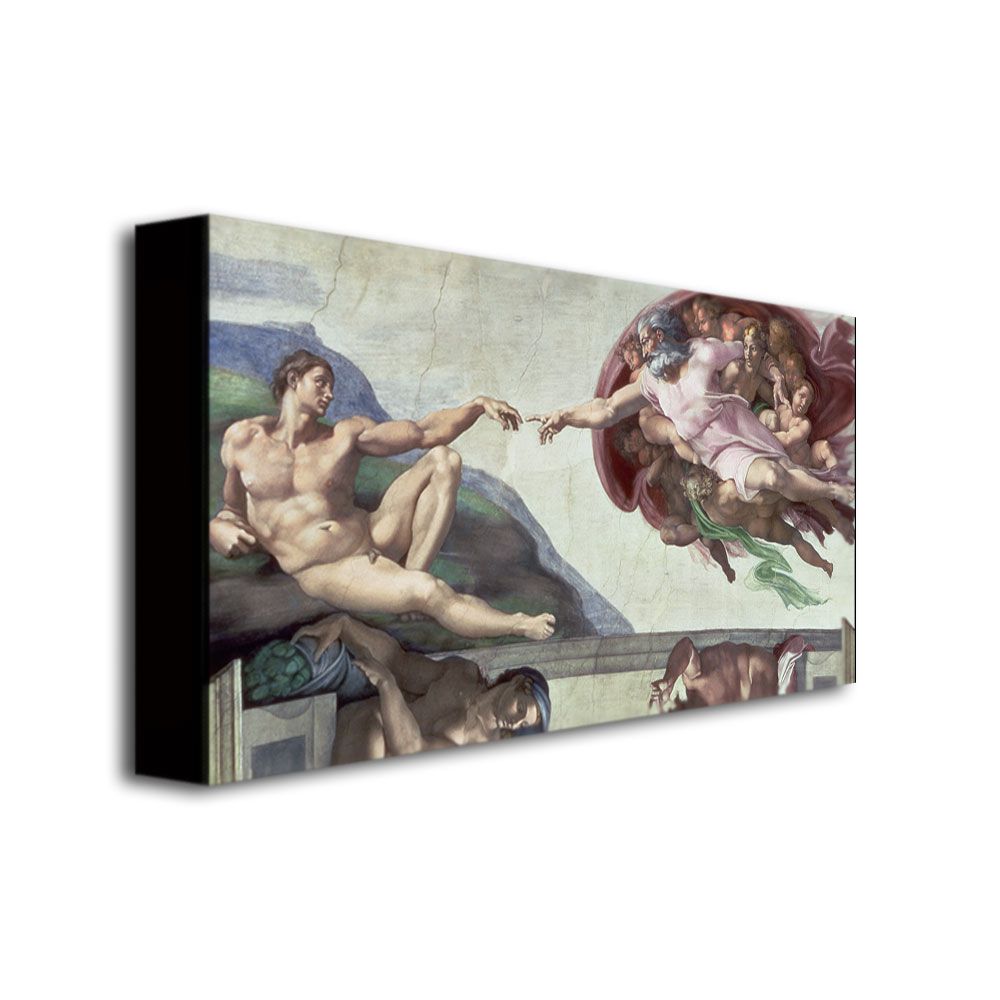 Trademark Global 12x24 inches Michelangelo "Sistine Chapel Ceiling"
