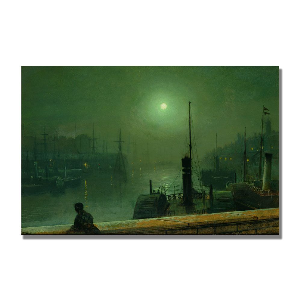 Trademark Global 22x32 inches John Grimshaw "On The Clyde" Glasgow"