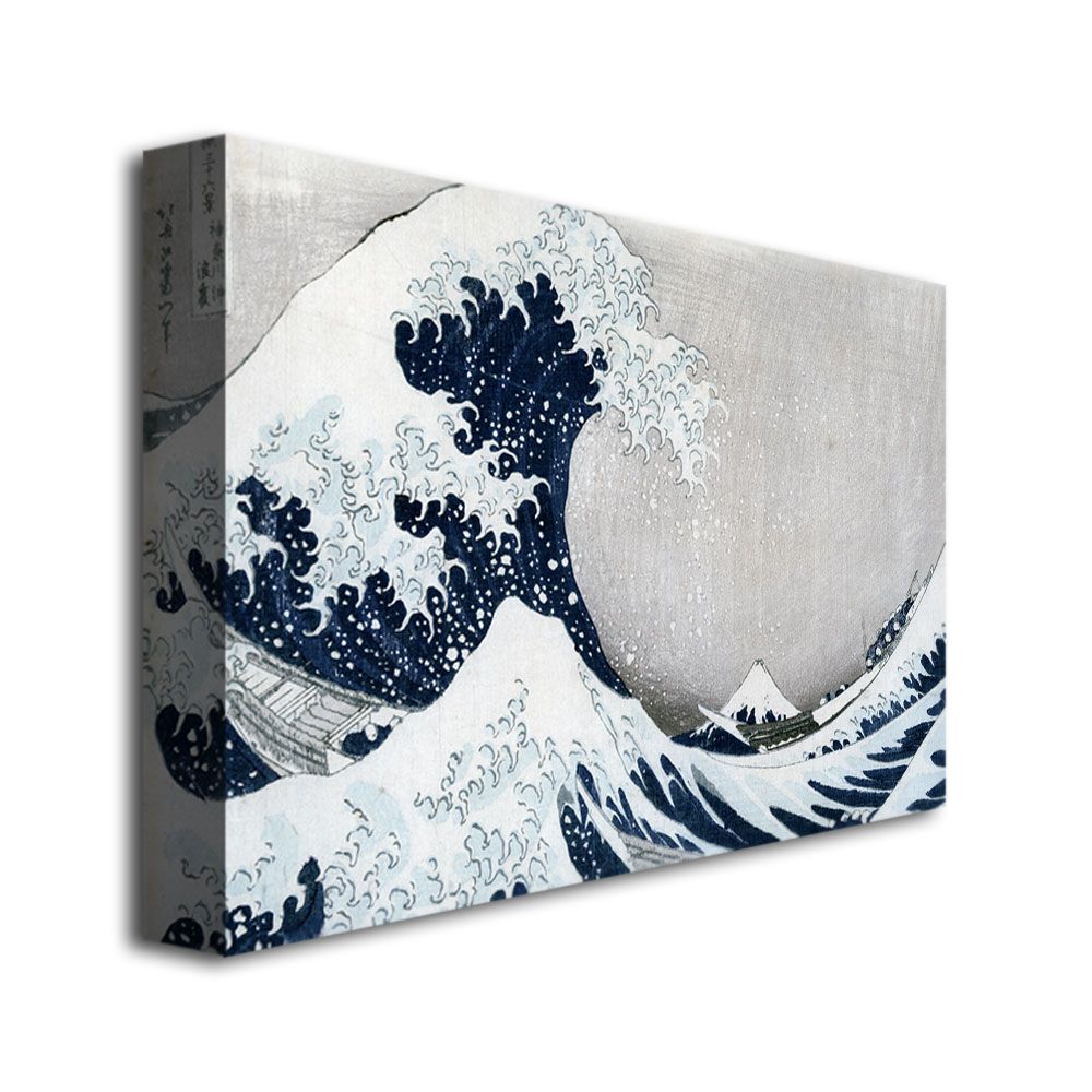 Trademark Global 22x32 inches Kanagawa-Katsushika Hokusai "The Great Wave II"