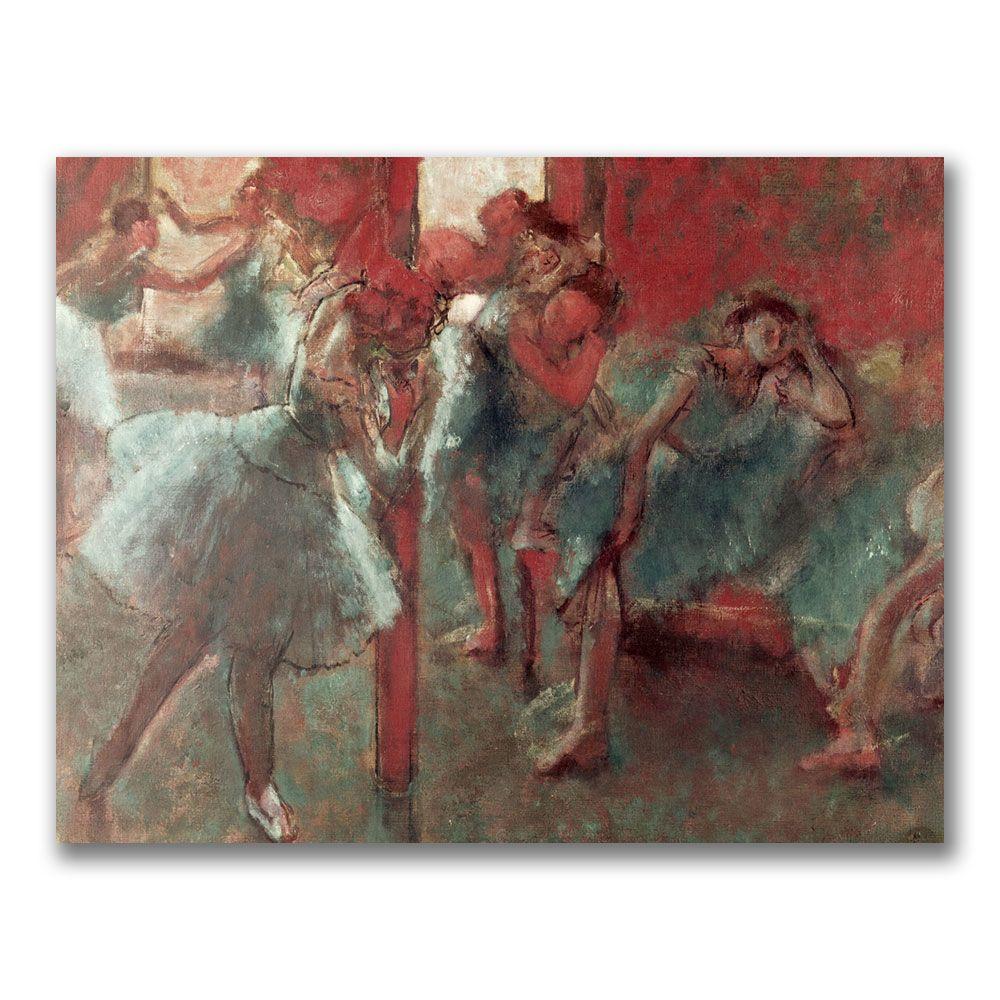 Trademark Global 35x47 inches Edgar Degas"Dancers At Rehearsal  1895-98"Canvas Art