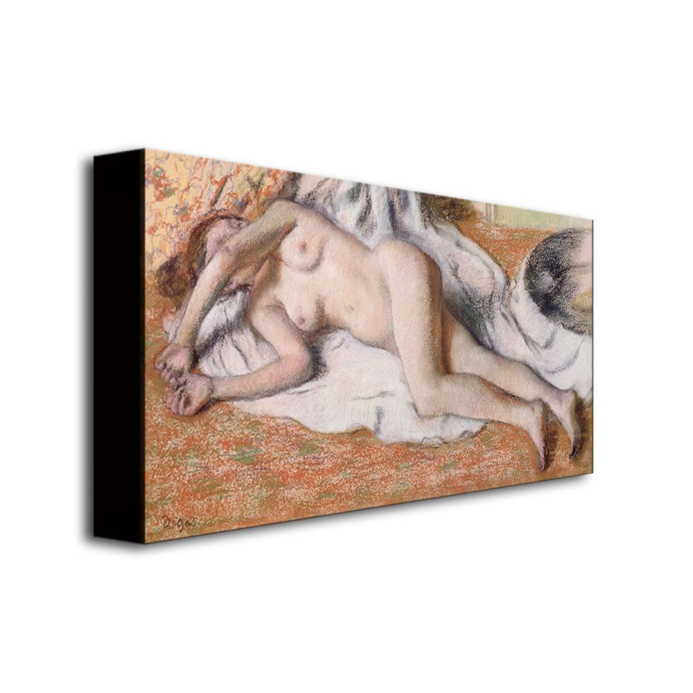 Trademark Global 12x24 inches Edgar Degas "Reclining Nude"