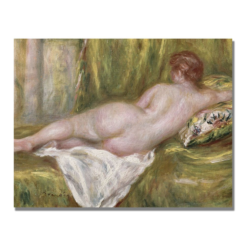 Trademark Global 18x24 inches Pierre Renoir "Reclining Nude From The Back"