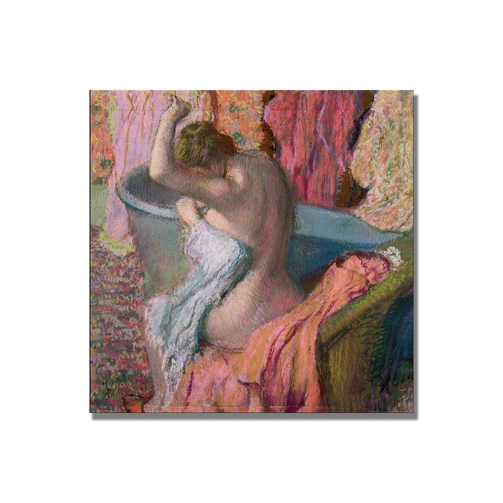 Trademark Global 18x18 inches Edgar Degas "Seated Bather  1899"