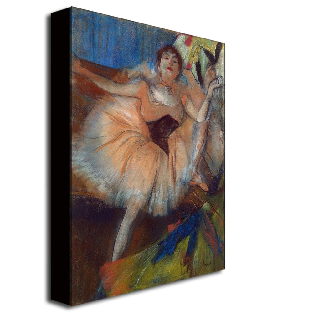 Trademark Global 24x32 inches Edgar Degas "Seated Dancer  1879"