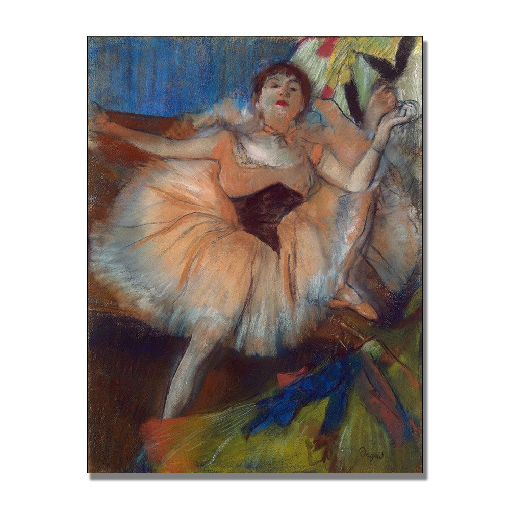 Trademark Global 24x32 inches Edgar Degas "Seated Dancer  1879"