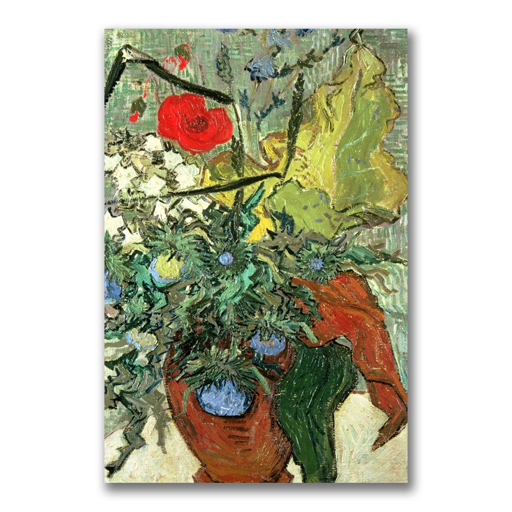 Trademark Global 22x32 inches Vincent Van Gogh "Bouquet Of Wild Flowers"