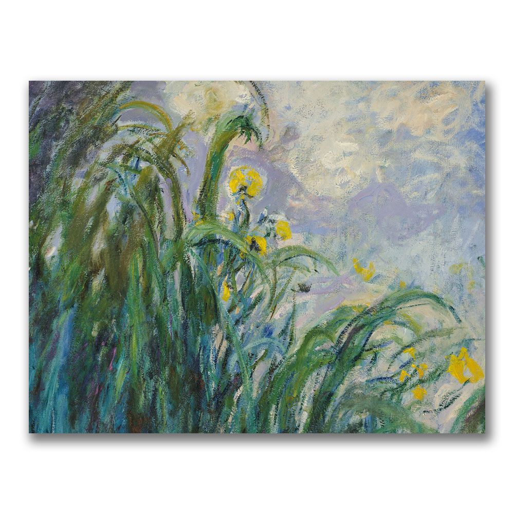 Trademark Global 18x24 inches Claude Monet "The Yellow Iris"