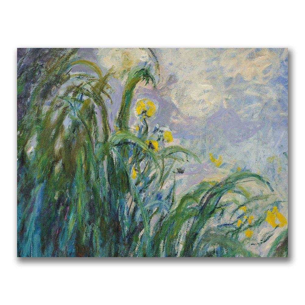 Trademark Global 35x47 inches Claude Monet "The Yellow Iris"