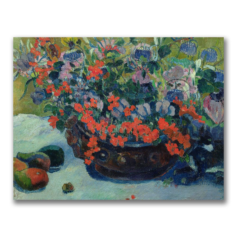 Trademark Global 24x32 inches Paul Gauguin "Bouquet Of Flowers  1897"