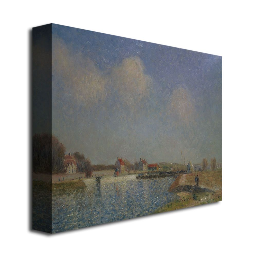 Trademark Global 35x47 inches Alfred Sisley "The Loing At Saint-Mammes"