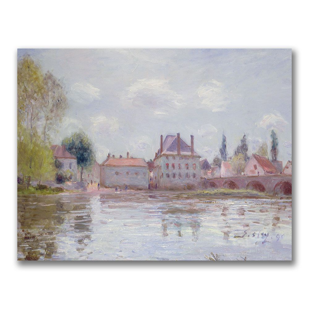 Trademark Global 18x24 inches Alfred Sisley "The Bridge At Moret-Sur-Loing"