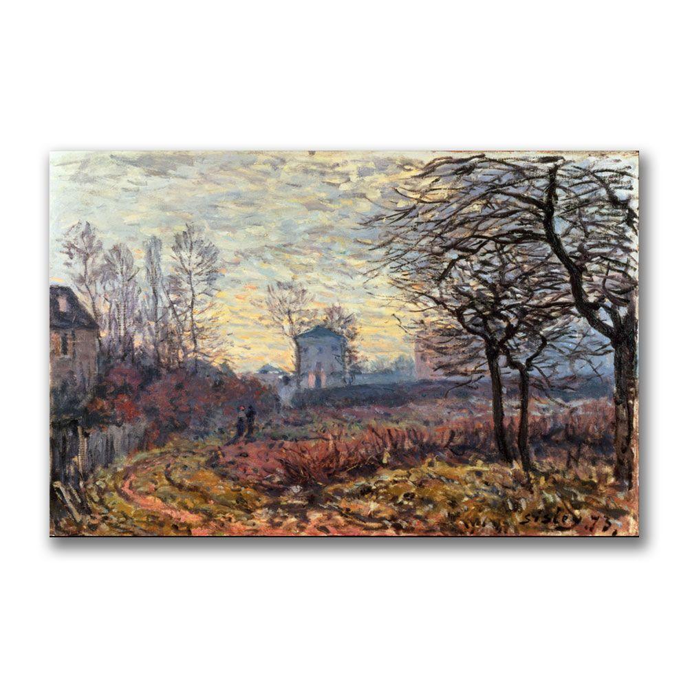 Trademark Global 22x32 inches Alfred Sisley "Landscape Near Louveciennes"