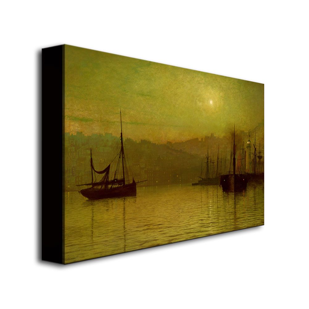 Trademark Global 30x47 inches John Grimshaw "Calm Waters  Scarborough"