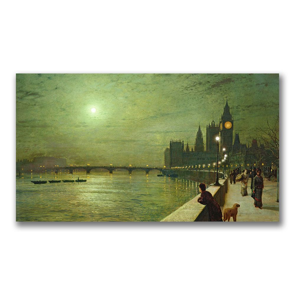 Trademark Global 18x32 inches John Grimshaw "Reflections On The Thames"