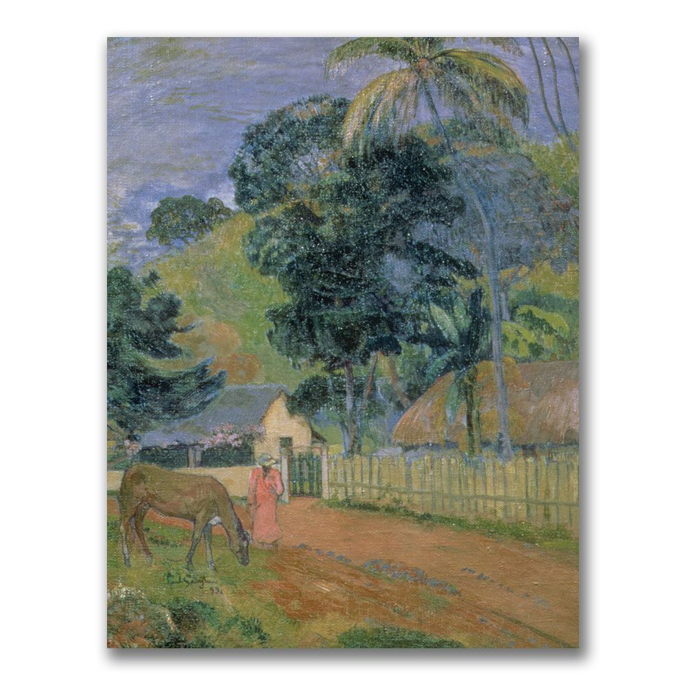 Trademark Global 24x32 inches Paul Gauguin "Landscape  1889"