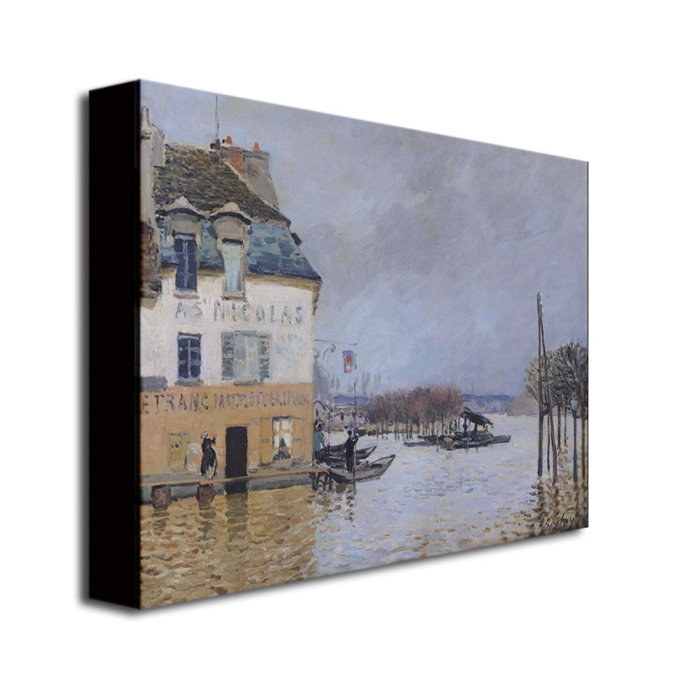 Trademark Global 35x47 inches Alfred Sisley "The Flood At Port Marly"