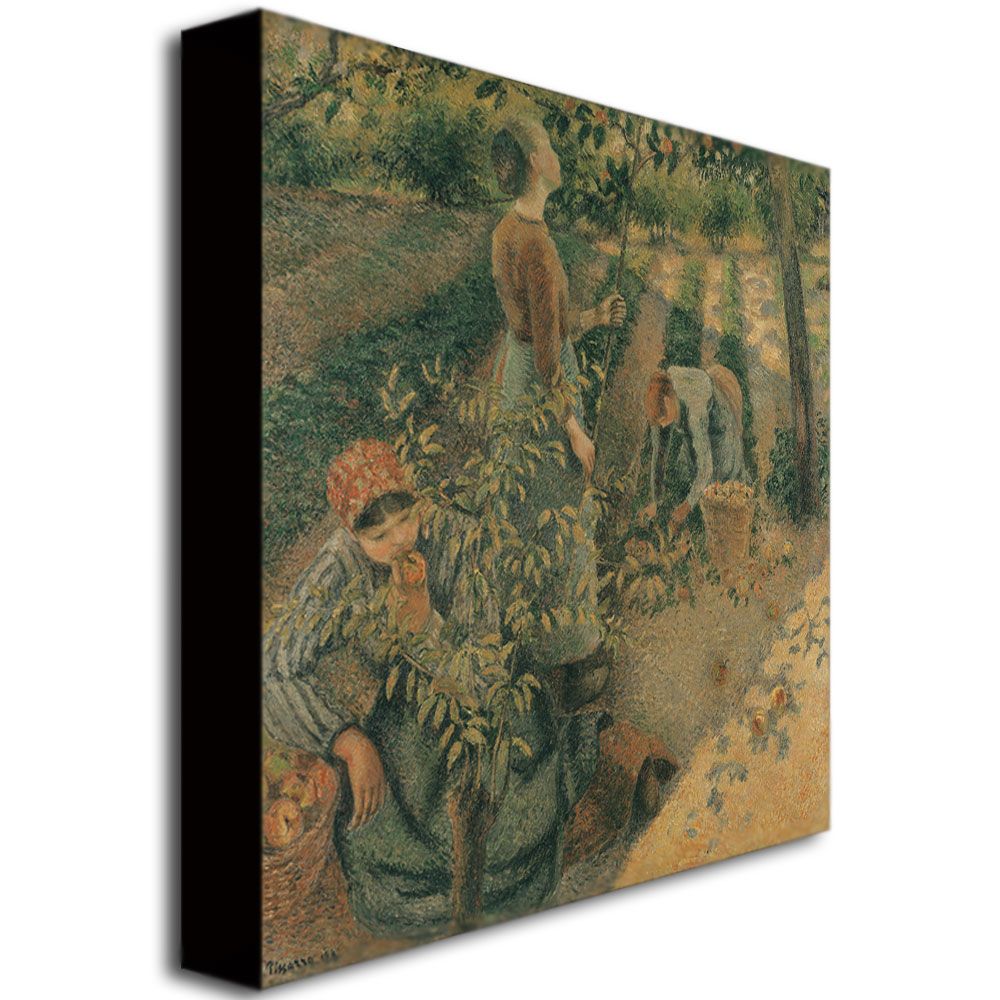 Trademark Global 24x24 inches Camille Pissaro  "The Apple Pickers"