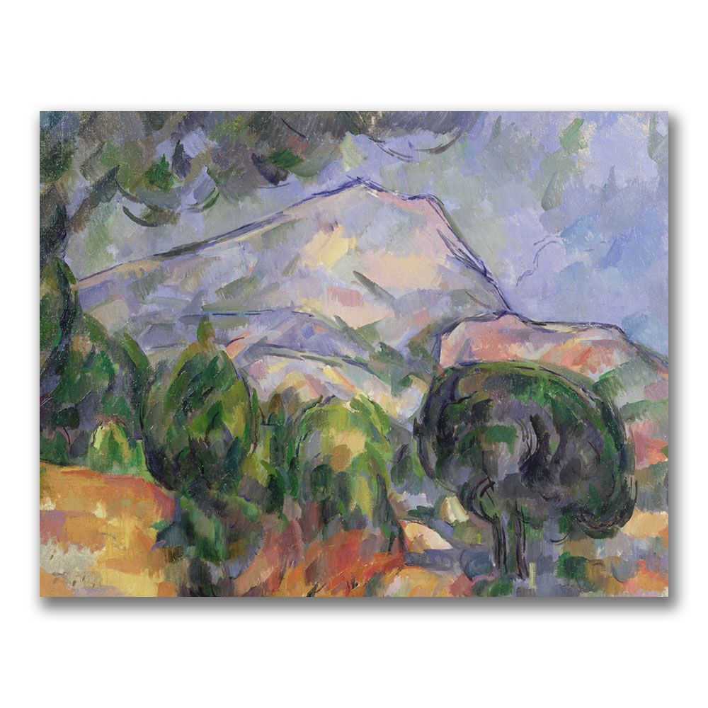 Trademark Global 35x47 inches Paul Cezanne "Montagne Sainte-Victoire Ii"