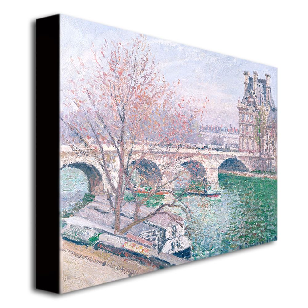 Trademark Global 24x32 inches Camille Pissaro  "The Pont-Royal And The Pavillo"