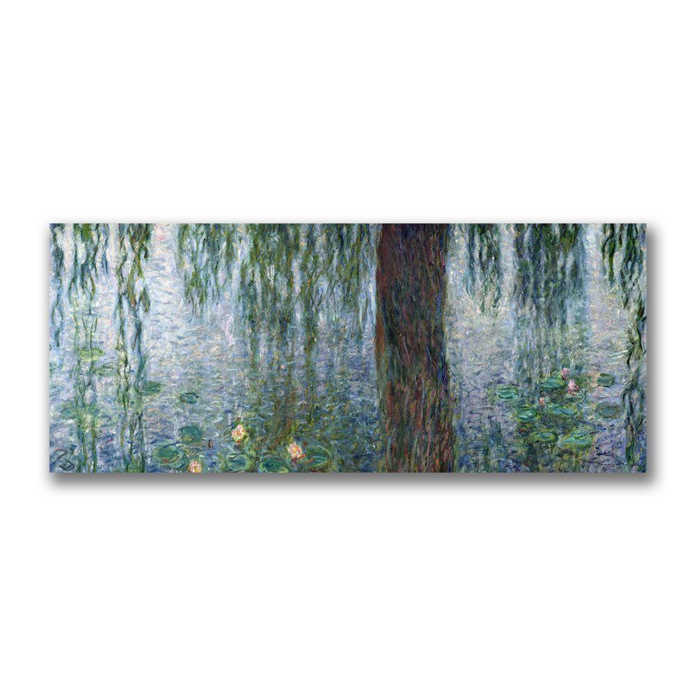 Trademark Global 20x47 inches Claude Monet "Waterlillies  Morning"