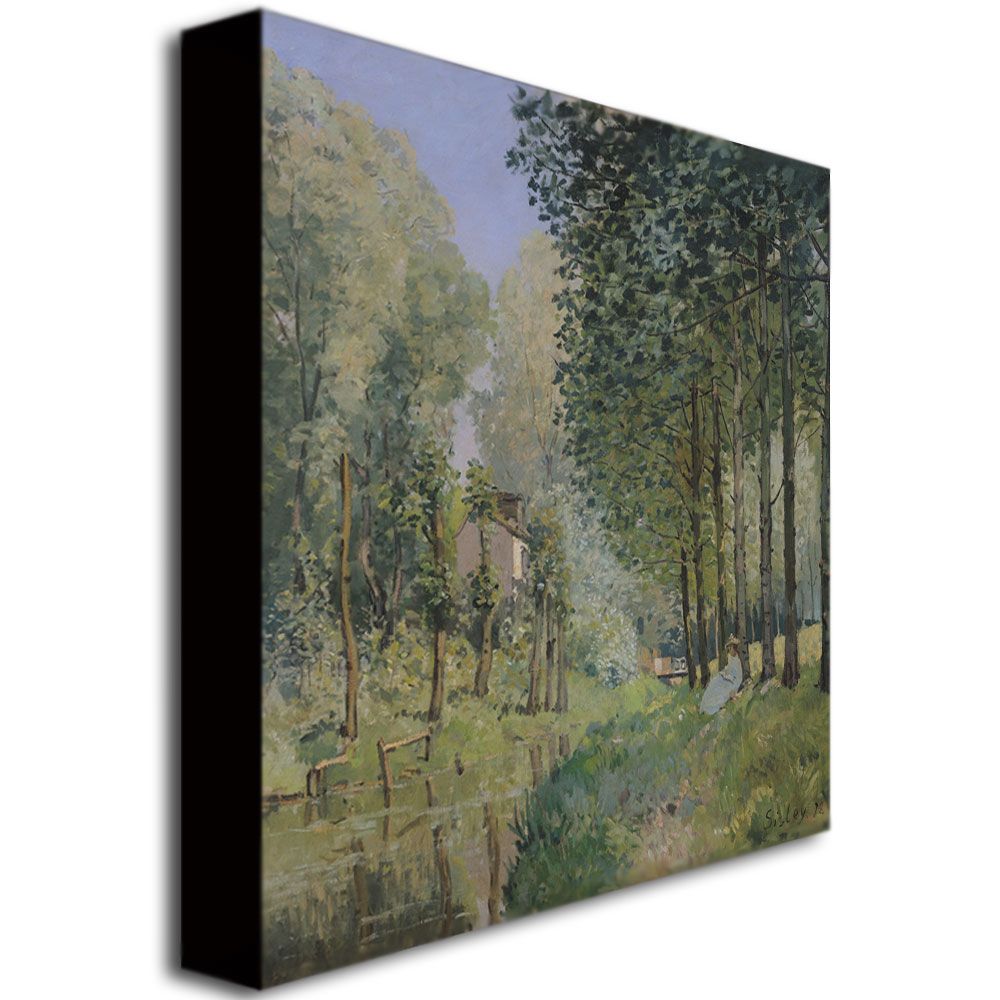 Trademark Global 18x18 inches Alfred Sisley "The Rest By The Stream"