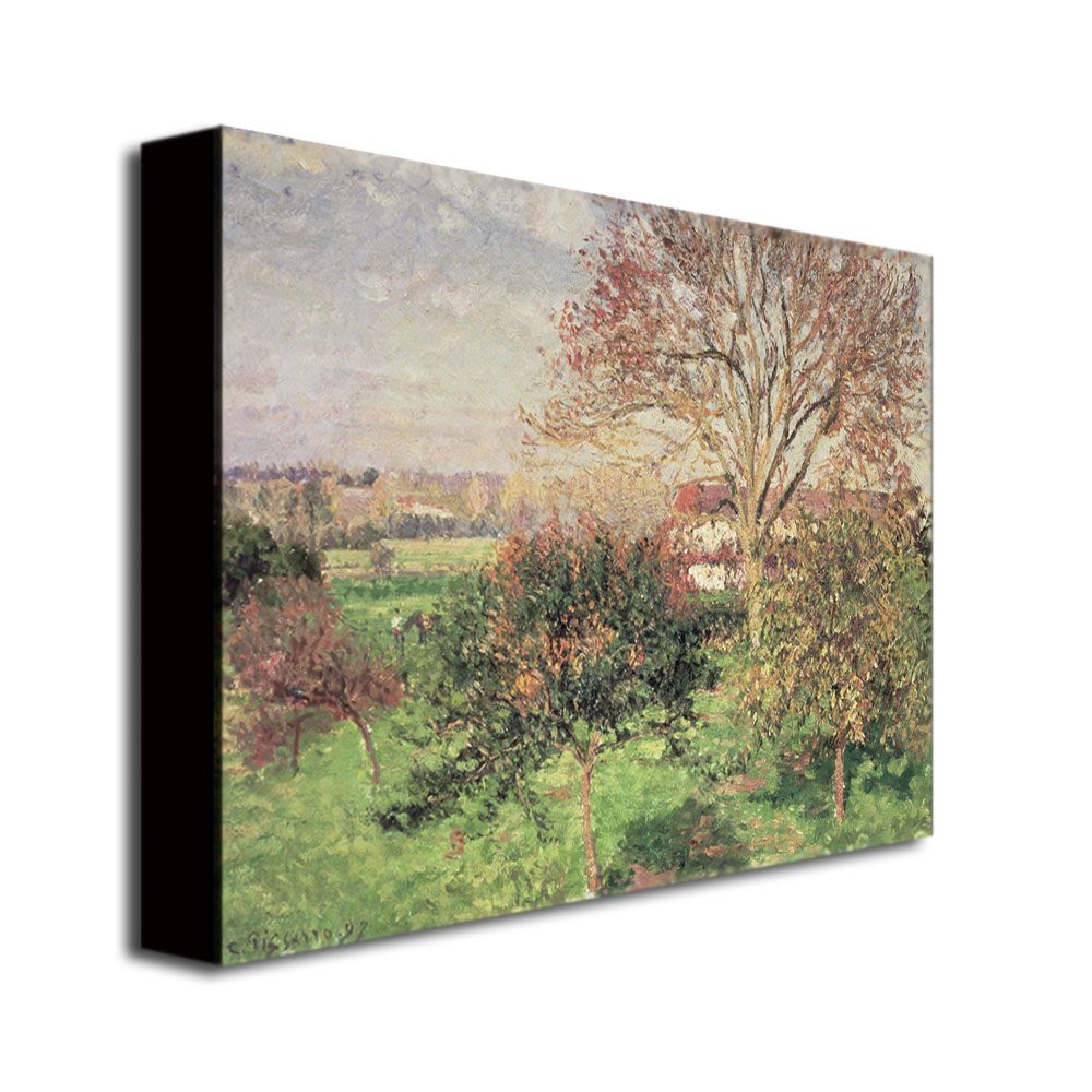 Trademark Global 18x24 inches Camille Pissaro "Autumn Morning At Eragny"